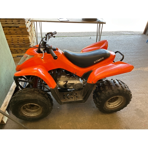 2222A - Kymco large quad bike - Running - W