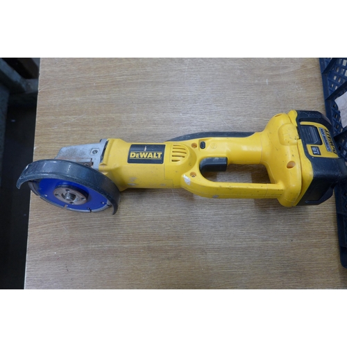 2032 - Dewalt jigsaw DC330  with charger, 2 lithium iron batteries, Dewalt  disc cutter DC410