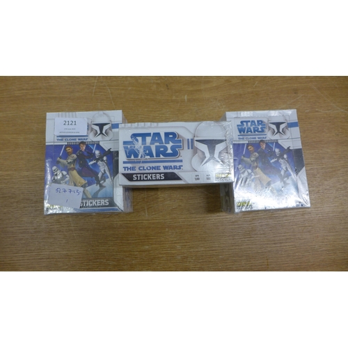 2121 - 3 Boxes of Star Wars stickers