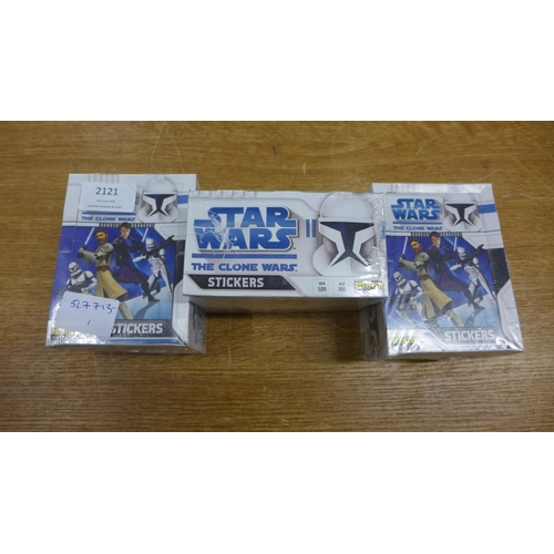 2121 - 3 Boxes of Star Wars stickers