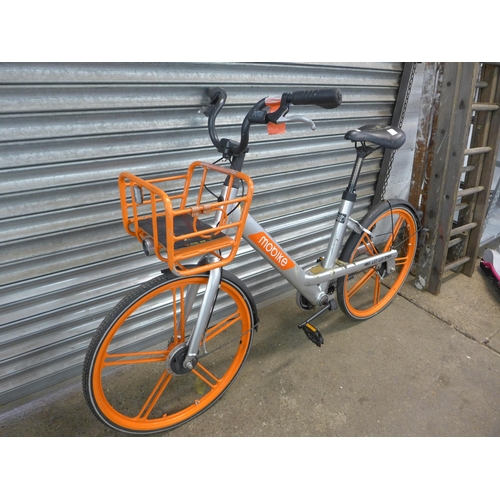 2178 - Mobike aluminium ex-hire minimal service bike - Police repossession