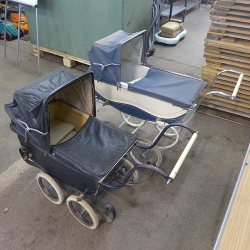 2260 - Two vintage prams inc. Churchill and Craft