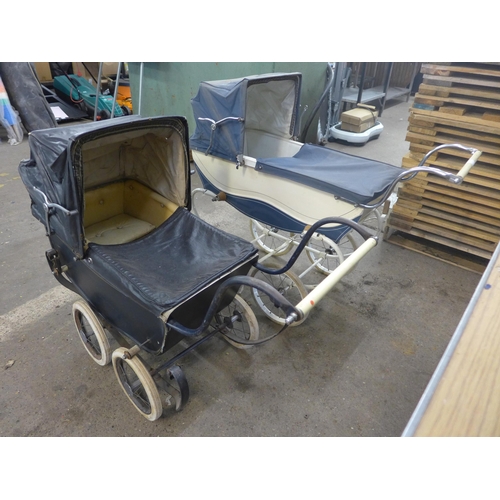 2260 - Two vintage prams inc. Churchill and Craft