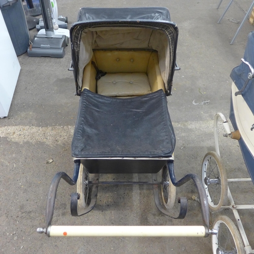 2260 - Two vintage prams inc. Churchill and Craft