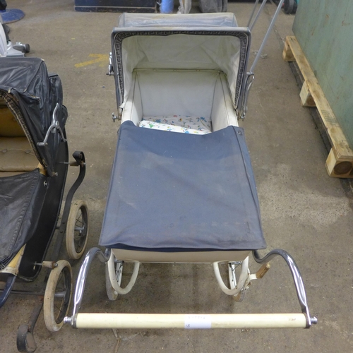 2260 - Two vintage prams inc. Churchill and Craft