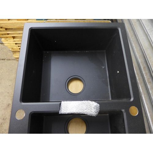 2264 - Black composite sink