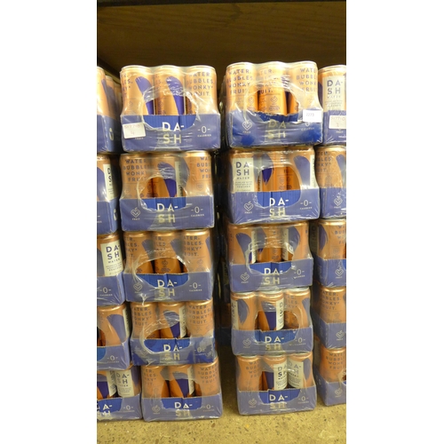 2273 - 20 Packs of 12 DA-SH peach infused sparkling water 330ml (expiry date March 24)