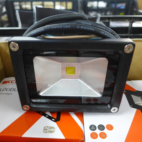 2374 - 6 Excite 10w LED floodlights - RRP £15 each - unused