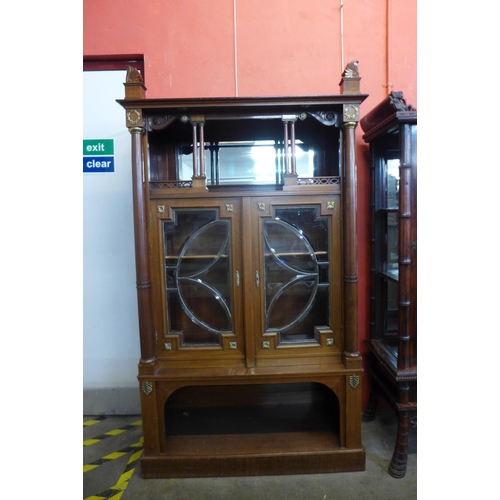 105 - A 19th Century French mahogany side cabinet