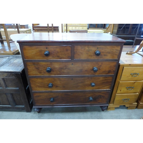 172 - A George IV mahogany chest of drawers