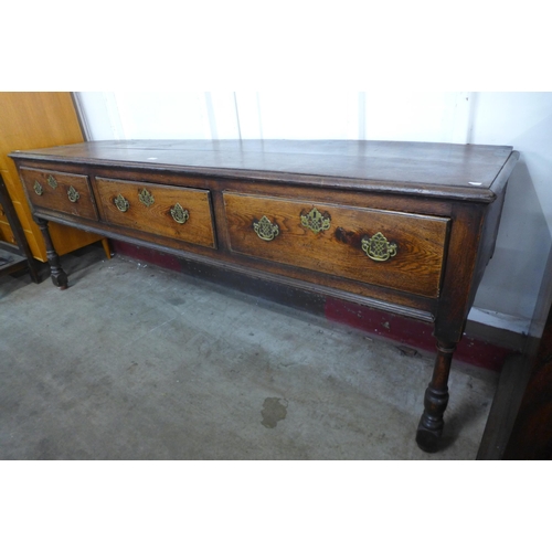 178 - A George II oak dresser