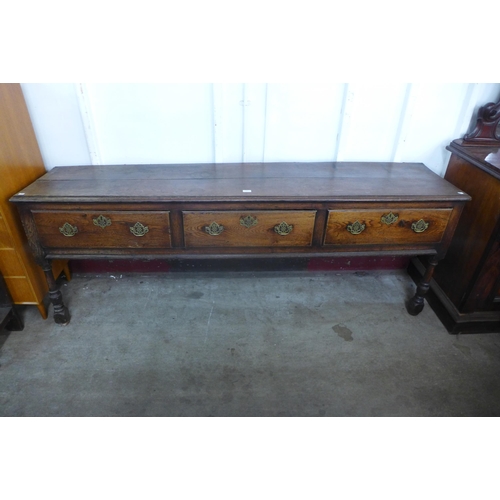 178 - A George II oak dresser