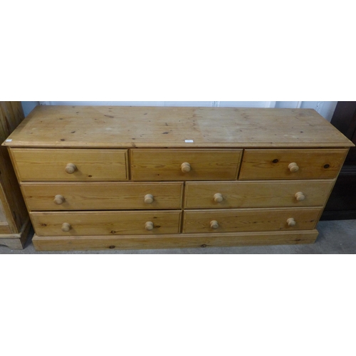 236 - A pine chest of drawers