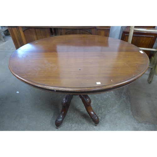 243 - Two Victorian loo tables and a breakfast table