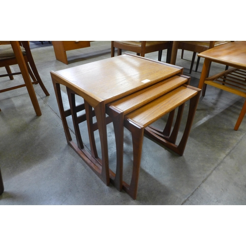 26 - A G-Plan Quadrille teak nest of tables