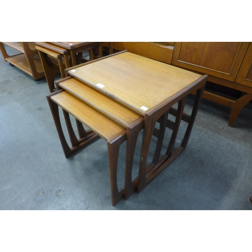 3 - A G-Plan Quadrille teak nest of tables