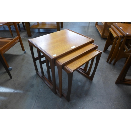 37 - A G-Plan Quadrille teak nest of tables