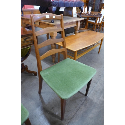 46 - A set of four G-Plan teak dining chairs