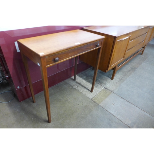 5 - A Younger teak single drawer side table