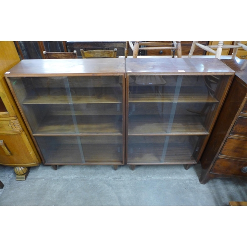 66 - Two Beaver & Tapley teak bookcases