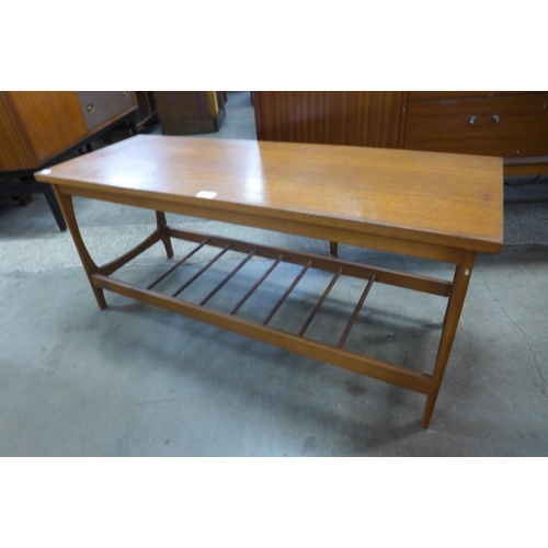 75 - A teak coffee table