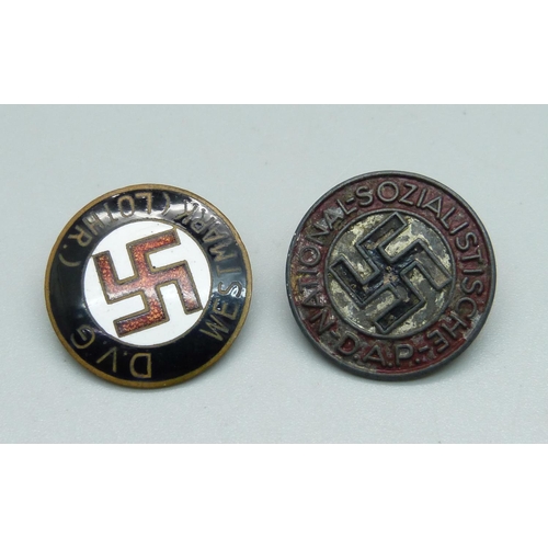 1014 - WWII German Third Reich NSDAP Party badges