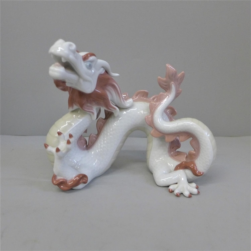 603 - A Lladro Zodiac Collection figure, The Dragon