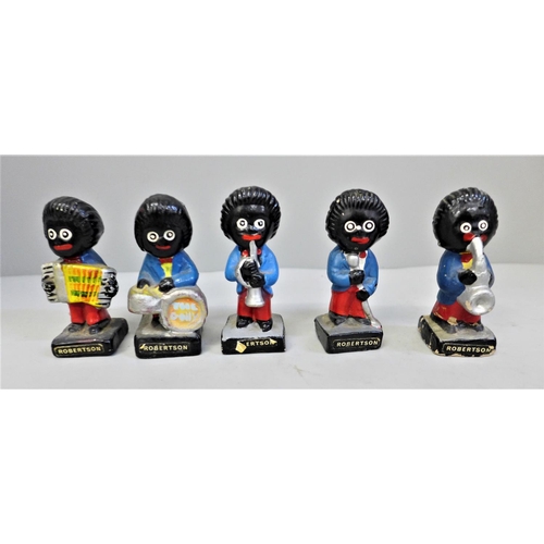 643 - Five Robertsons advertising band figures