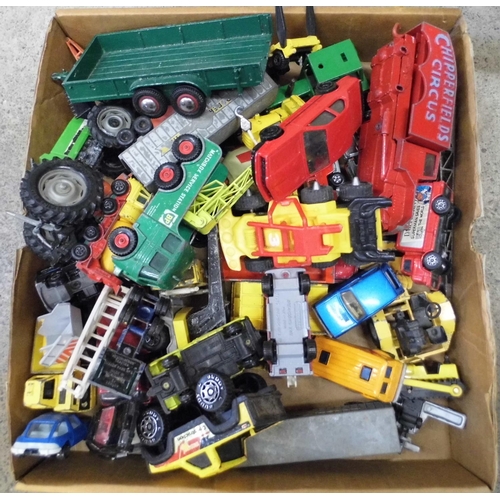 710 - A collection of die-cast model vehicles, Corgi, Dinky, etc.