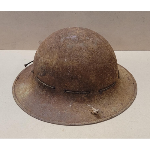 729 - A WWII Zuckerman British Civil Defence helmet