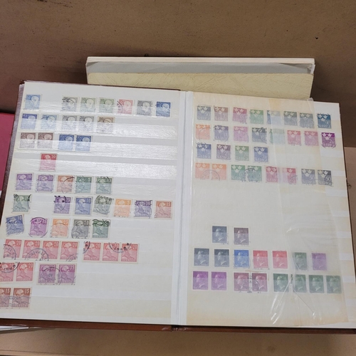 737 - Stamps; a box of Scandinavian stamps and covers