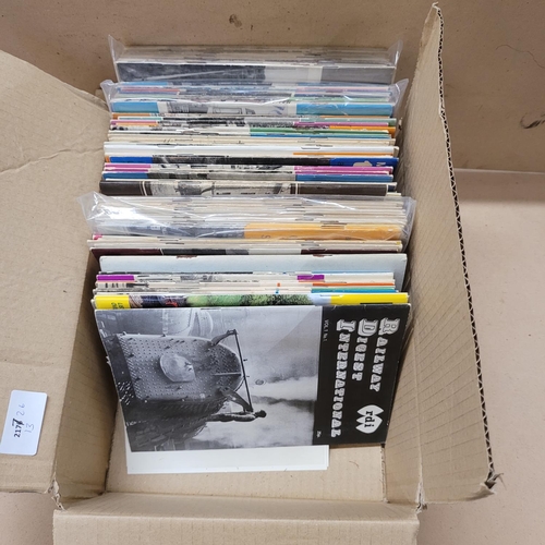 739 - A box of tramway and railway publications from the 1950s onwards, approximately 130 The Modern Tramw... 