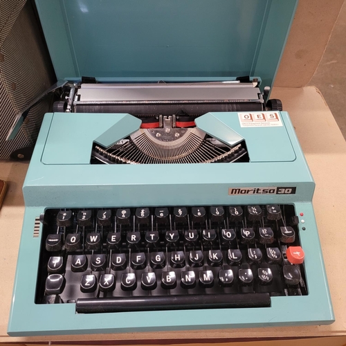 742 - An Essex child's sewing machine and a Marista 30 typewriter