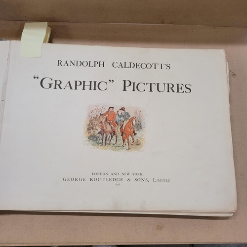 744 - Randolph Caldecott's Graphic Pictures complete edition (1898), published G. Routledge & Sons (some p... 