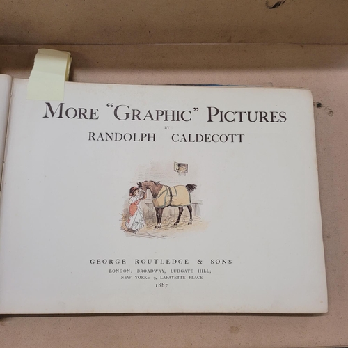 744 - Randolph Caldecott's Graphic Pictures complete edition (1898), published G. Routledge & Sons (some p... 