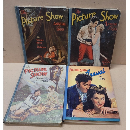 759 - A collection of four The Picture Show Annuals the Years Best in Pictures 1932, 1933, 1935 and 1943