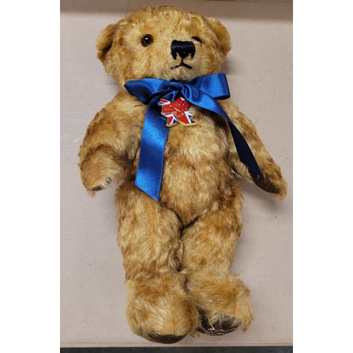 774 - A Merrythought limited edition 2012 London Olympic Games Teddy bear, complete