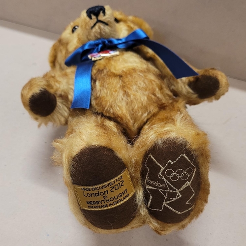 774 - A Merrythought limited edition 2012 London Olympic Games Teddy bear, complete