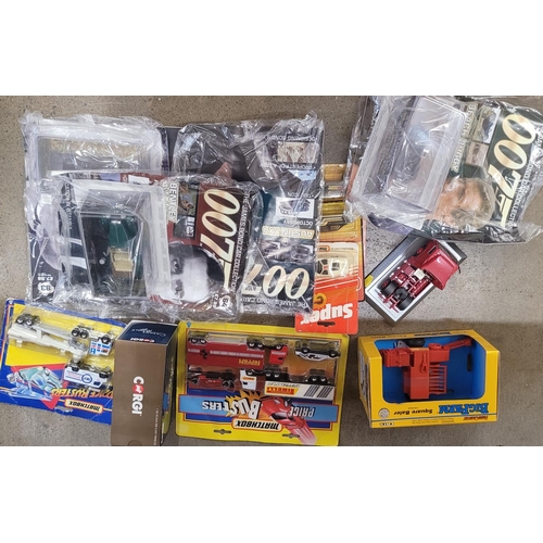 804 - A collection of model vehicles; Matchbox, Corgi, James Bond, etc.