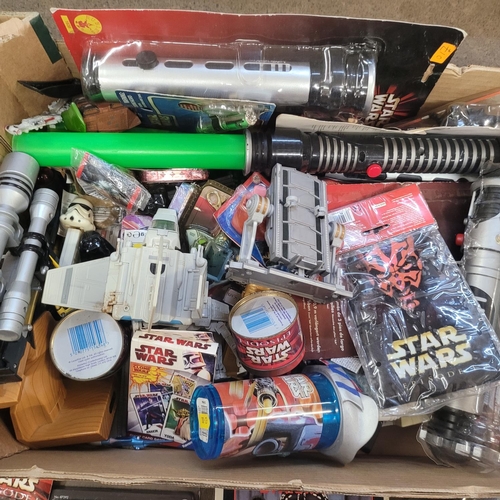 805 - A collection of Star Wars items, toys, figures, etc.