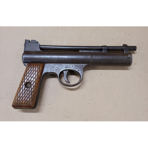 809 - A Webley .177 cal. target shooting air pistol