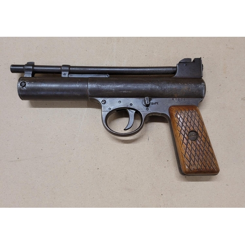 809 - A Webley .177 cal. target shooting air pistol