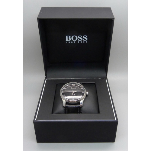 882 - A gentleman's Hugo Boss wristwatch, with box