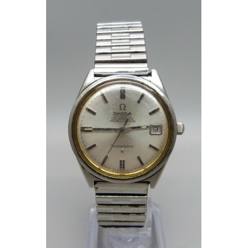 890 - An Omega Constellation automatic chronometer wristwatch, with an Omega box