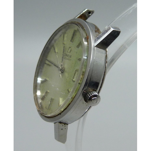 966 - A gentleman's Omega automatic date wristwatch