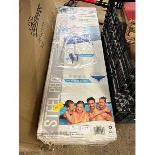 2311 - Bestway Steel Pro 3m x 2.01m swimming pool (boxed)