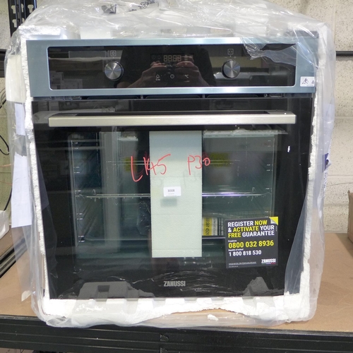 3008 - Zanussi Single Oven - MODEL Z0CND7X1   (398-145)    * This lot is subject to vat