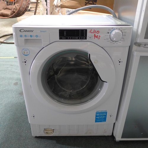 3032 - Candy Integrated Washing Machine (9kg)  -  Model No  CBW 49D1E    (398-110)    * This lot is subject... 