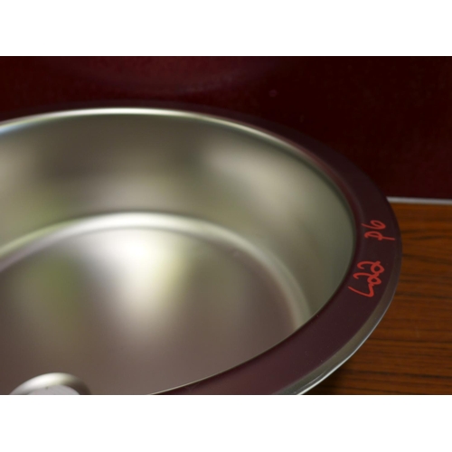 3056 - 450mm Installation Round Stainless Steel Sink  -   (398-22)    * This lot is subject to vat