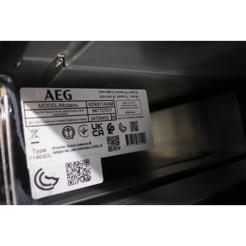 3090 - AEG Warming Drawer H140xW595XD535model no  KDK911424M , Original RRP £457.50inc VAT  (399-185)  * Th... 